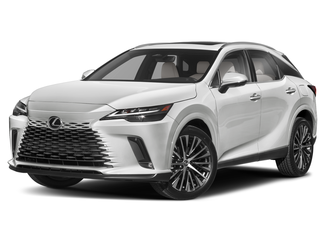 2026 Lexus RX 350 Premium+ in Matador Red — front three-quarter view