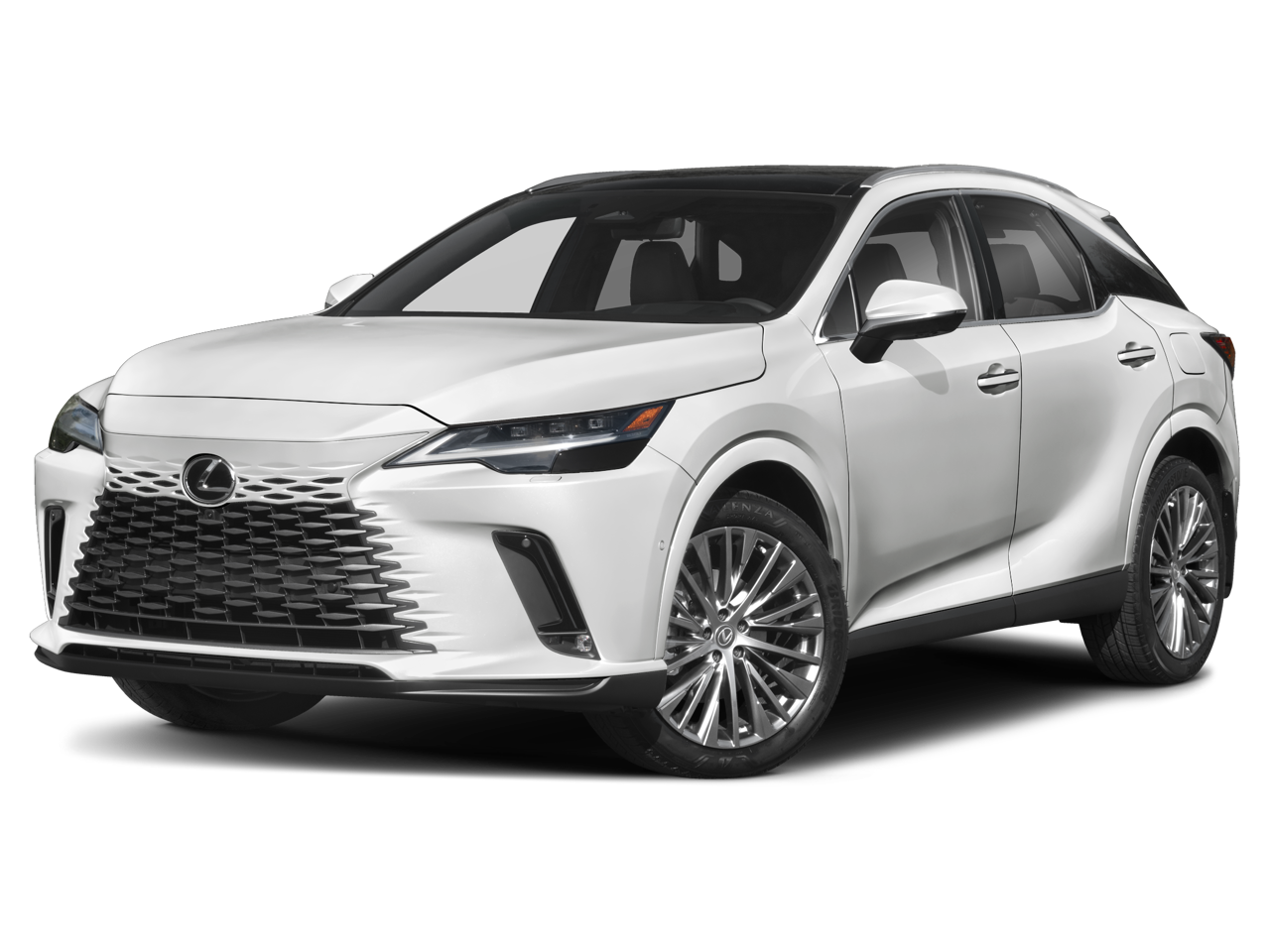2026 Lexus RX 350 Luxury in White Pearl — front three-quarter view