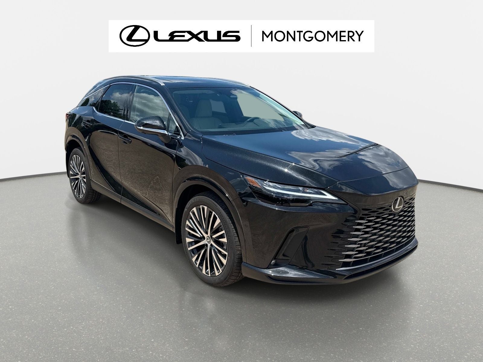 2026 Lexus RX 350 Premium+ in Caviar — front three-quarter view