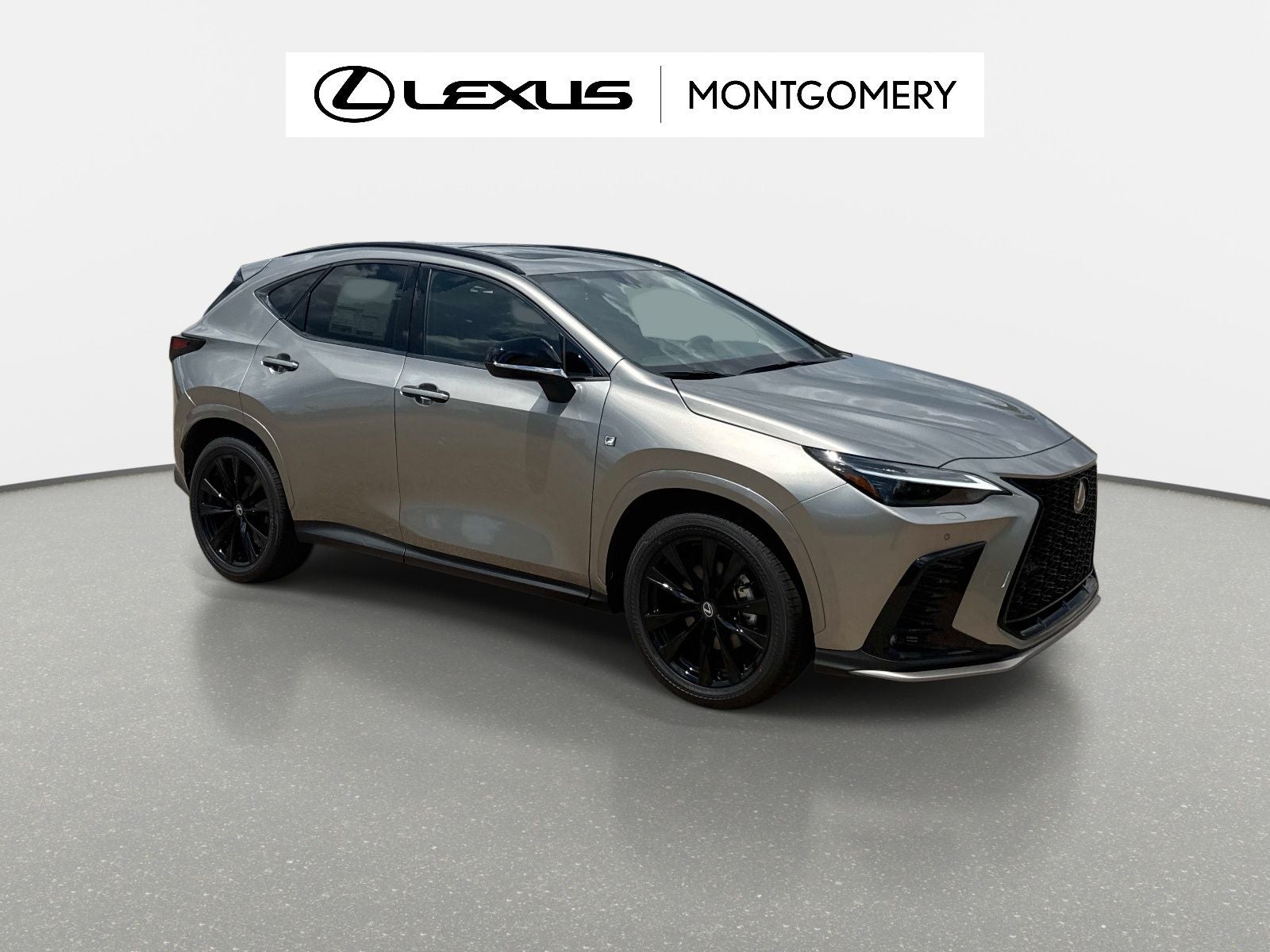 2026 Lexus NX 350 F SPORT Handling in Silver — front three-quarter view