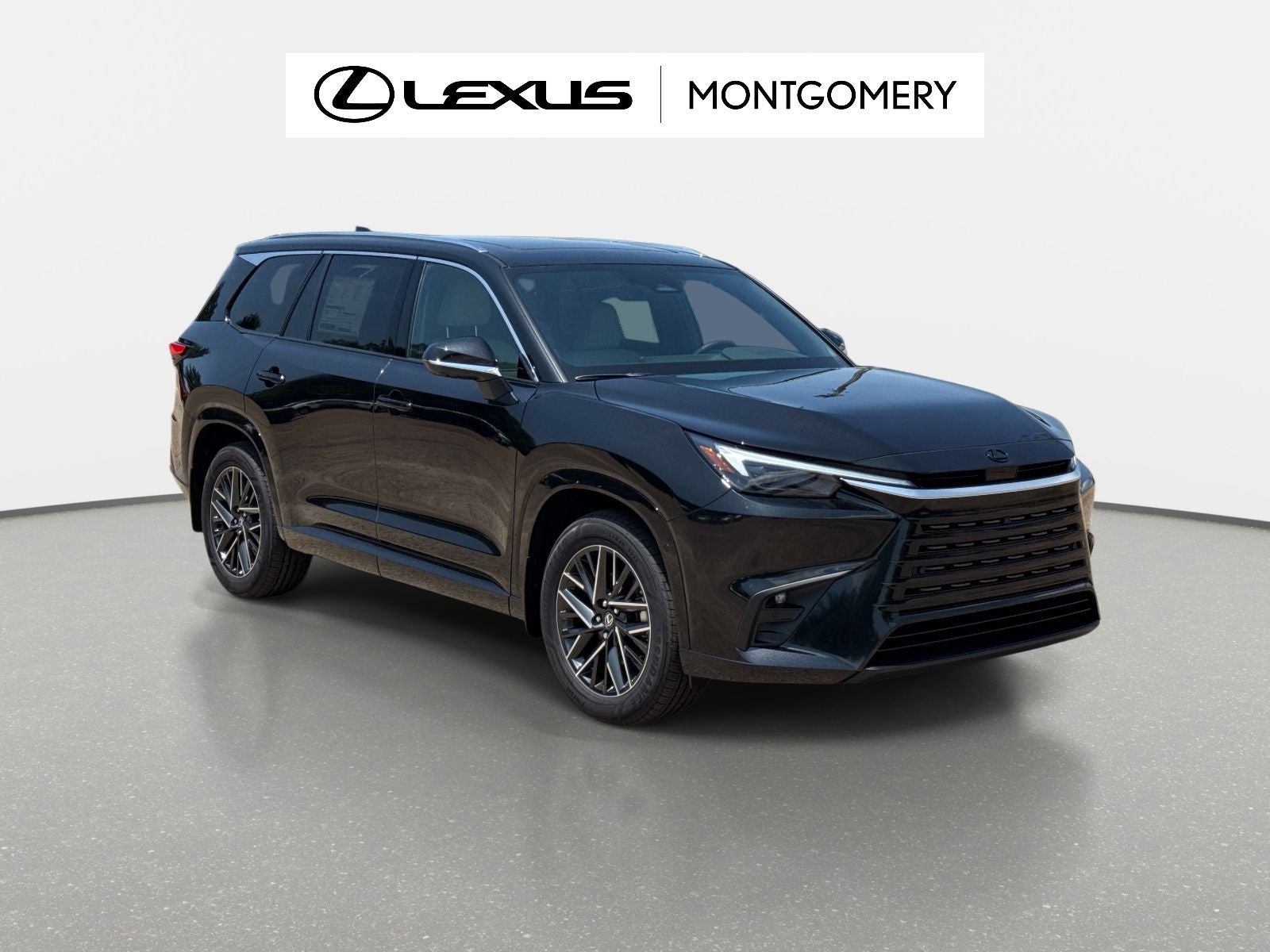 2026 Lexus TX 350 Premium in Caviar — front three-quarter view