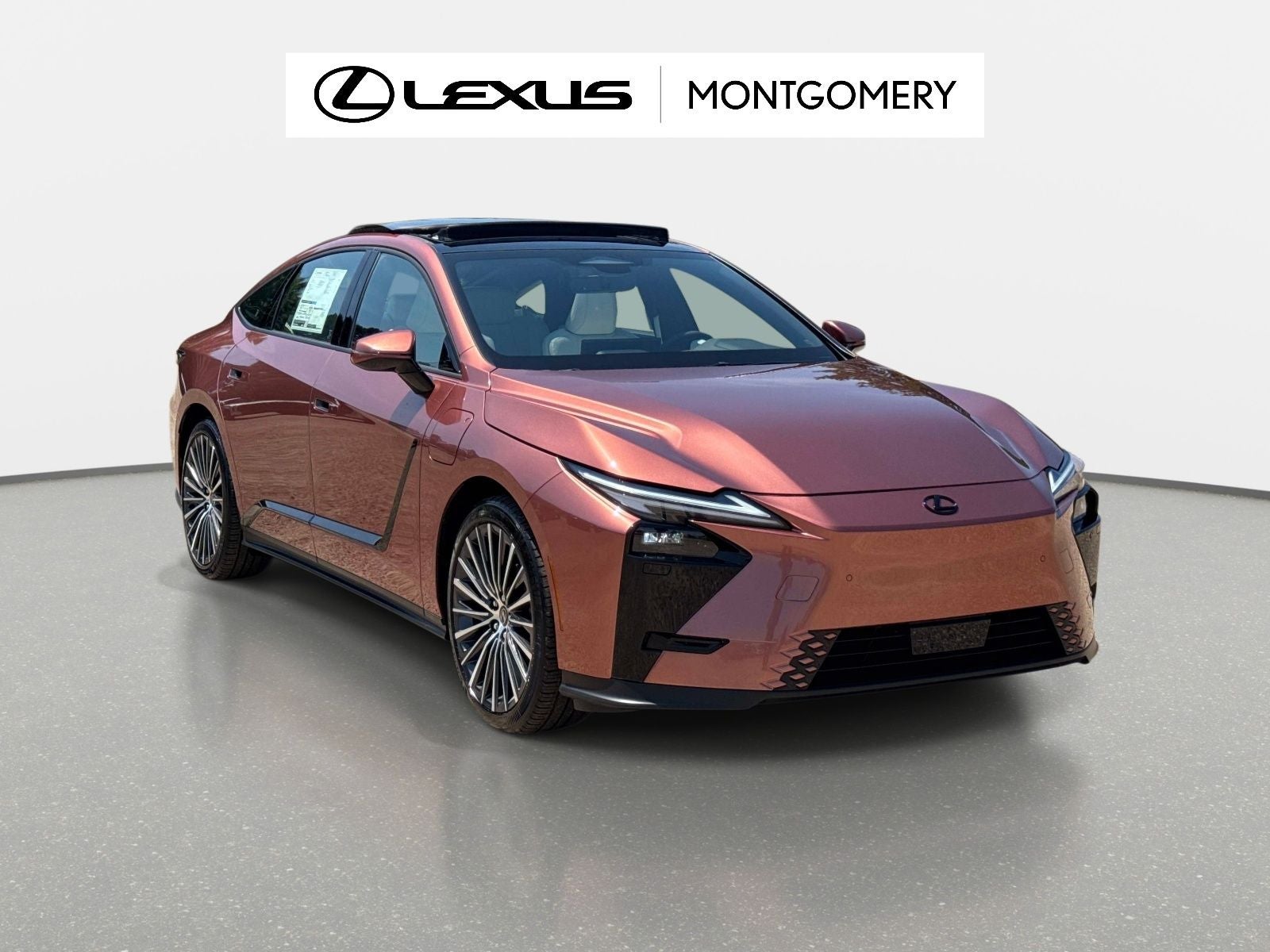 2026 Lexus ES ES 350e Premium in Copper — front three-quarter view