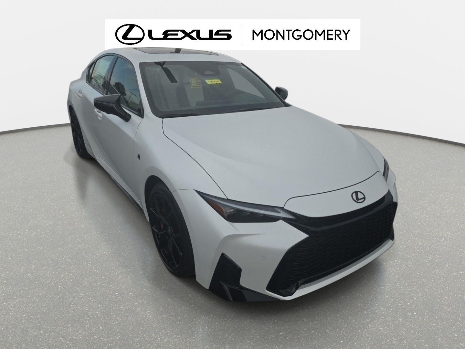 2026 Lexus IS 350 F SPORT in Hakugin Matte W — front three-quarter view