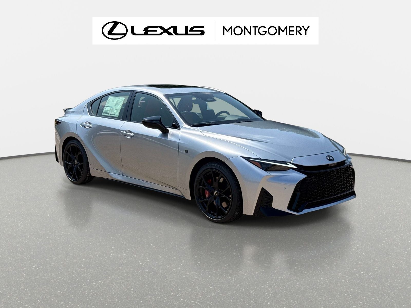 2026 Lexus IS 350 F SPORT in Iridium — front three-quarter view
