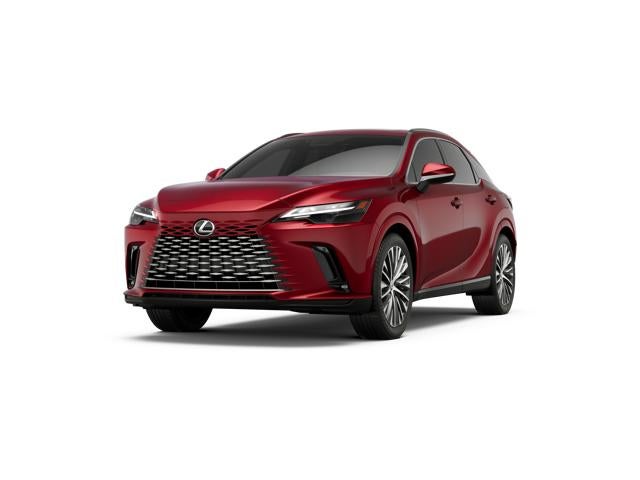 2026 Lexus RX 350 Premium+ in Matador Red — front three-quarter view