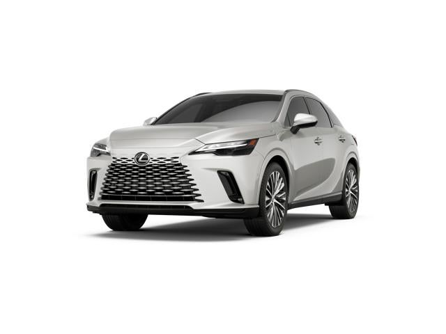 2026 Lexus RX 350 Premium+ in White Pearl — front three-quarter view