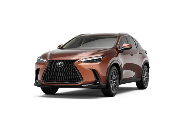 2026 Lexus NX 350h LUXURY AWD in Copper Crest — front three-quarter view